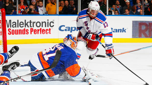 kevin hayes rangers islanders goal video